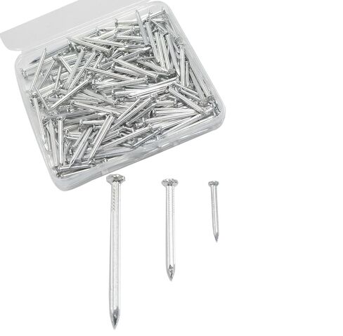 Mixed Cement Steel Nails, 200 Pcs Mixed High Strength Carbon Steel Nails for Wood, Cement, Drywall and Pine (200) in Saudi Arabia