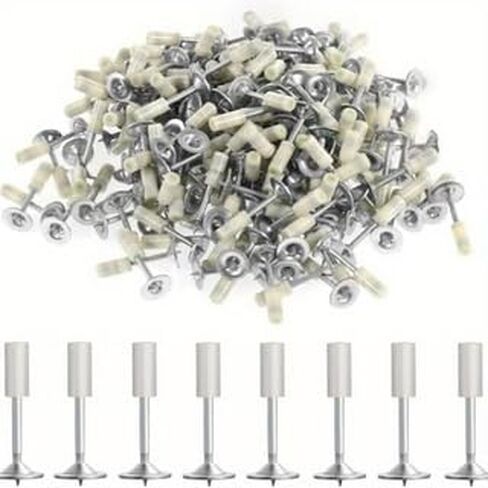 Nails for Manual Steel Nail Gun, 200 pcs Round Nails Wall Fastening Tool, for Concrete Ceiling Cable Ducts Fixed Slotting Device Repair Tool Home DIY Nail Gun Accessories in Saudi Arabia