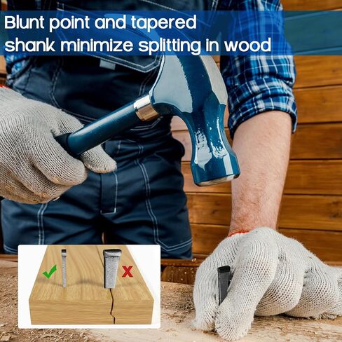 25pcs 4d(1-1/2") Hardened Cut Masonry Nail Forged Head Rose Nail Masonry Cutting Accessory for Concrete Brick Stone Heavy Duty Hardened Steel Construction for Professional DIY Use in Saudi Arabia