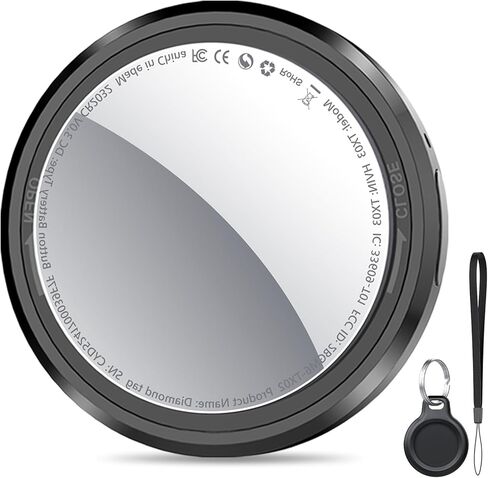 علامة تعقب الهواء 1 حزمة ، مكتشف مفتاح Bluetooth متوافق مع Apple Find My (iOS Only) ، محدد موقع للأمتعة/الحقائب/المحفظة ، بطارية قابلة للاستبدال ، سميق النعناع in Kuwait