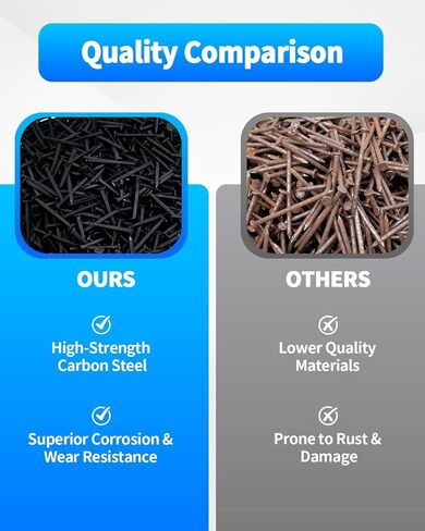 900 قطعة من مسامير سجاد التنجيد، 1 بوصة من مسامير الأثاث السوداء، مسامير تنجيد للأثاث، سلالم خشبية لتعليق الأحذية وتأمين المخططات واللافتات والتقويمات in Kuwait