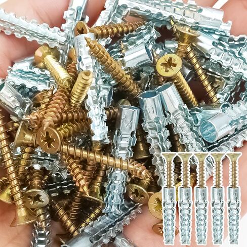 10Sets Anti-Loose Anchors Drilling Plugs Serrated Expansion Screws Nails Fasteners Drilling Bolt Kits in Saudi Arabia