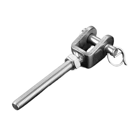 Marine Stainless Steel Jaw Open Bolt Nut Turnbuckle Rigging Screw Rowing Boats Rope Cable Length Tension Adjust M5 M6 M8 M10 M12(M10) in Saudi Arabia