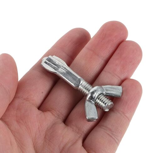4pcs Hacksaw Tension Screw | Hacksaw Fasteners for Blade Mounting | Saw Replacement Parts for Workshop and Home Maintenance in Saudi Arabia