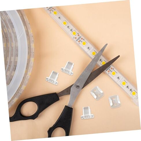 DOITOOL 200pcs Plastic Led Strip Clips for Easy Installation Non-intrusive Light Holders for Wide Strips Secure Mounting for Indoor and Outdoor Use in Saudi Arabia