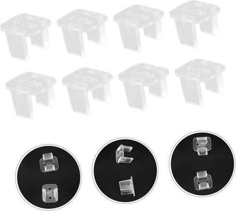 DOITOOL 200pcs Plastic Led Strip Clips for Easy Installation Non-intrusive Light Holders for Wide Strips Secure Mounting for Indoor and Outdoor Use in Saudi Arabia