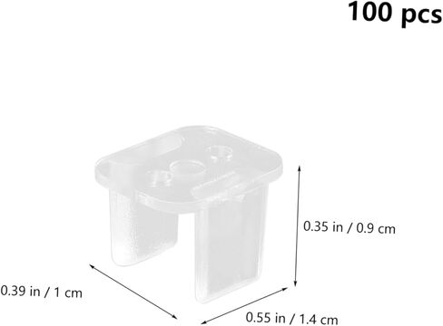 DOITOOL 200pcs Plastic Led Strip Clips for Easy Installation Non-intrusive Light Holders for Wide Strips Secure Mounting for Indoor and Outdoor Use in Saudi Arabia