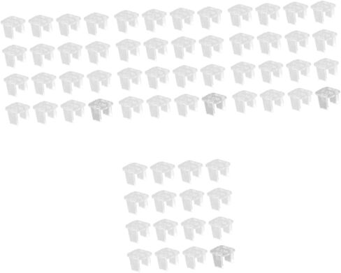 DOITOOL 200pcs Plastic Led Strip Clips for Easy Installation Non-intrusive Light Holders for Wide Strips Secure Mounting for Indoor and Outdoor Use in Saudi Arabia
