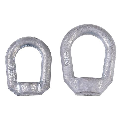 4 Packs Galvanized Steel Thread Lifting Bail Type Eye Nut 1/2" UNC Marine Grade, Female Thread Fastener Ring Shaped Eye Nut in Kuwait