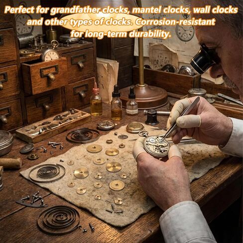 12 PCS Brass Clock Hand Nut Assortment for Clock Repair, Mantel Clocks Hands Parts Replacement Watch and ClockParts, Clocks Repair Parts Replacement Kit (5mm, 6mm, 10mm) in Saudi Arabia