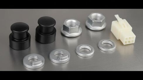 1 Set E-Bike Hub Motor Axle Nut Kit, M12 Front Lock Nut with Lock Washer and Cover for 12mm Shaft, Electric Bike Hubs Wheels Accessories for Mountain Bike and Road Bike in Saudi Arabia
