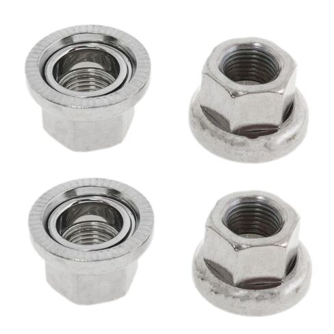 yukata Silver M10 Bicycle axle nut Bike Nuts Accessories Bike Hub nut Front and Rear Bicycle Wheel for Road Bikes, Mountain Bikes, Travel Bicycles,Folding Bicycles 4PCS in Saudi Arabia