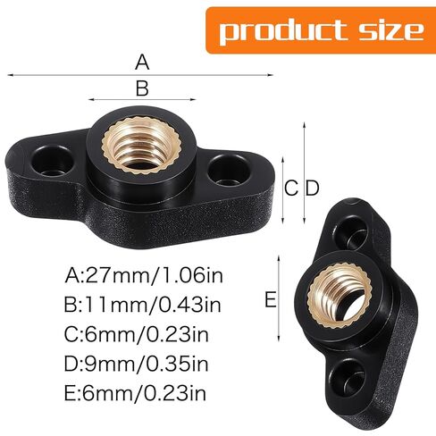 10 قطع 1/4 بوصة مقابض جناح من خلال فتحة T مقابض T-مقبض بلاستيكي صامولة سوداء T مسار لقط مقبض 1/4-20 مقبض ملولب صامولة برغي يدوية لأدوات النجارة والتركيبات لوحات ريشة قاعدة مظلة in Kuwait