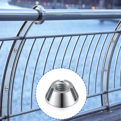 11 Pcs Include Installation Tool and 10 Pcs 3/8-16 Tri-Groove Tamper Proof Security Nuts, Tamper Proof Security Nuts, #30, Trident, Galvanized Steel in Kuwait