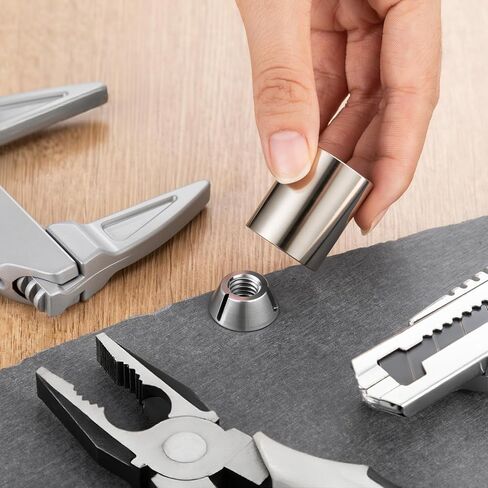 11 Pcs Include Installation Tool and 10 Pcs 3/8-16 Tri-Groove Tamper Proof Security Nuts, Tamper Proof Security Nuts, #30, Trident, Galvanized Steel in Kuwait