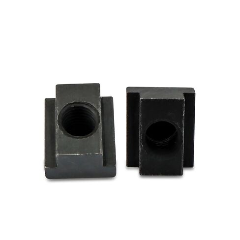4 Pieces 3/8"-16 Threaded T-Slot Nuts, Black Oxide Finish Hardware Sliding Nut T Track Accessories Hammer Head Fastener for Woodworking, Used in Machines Tool Tables in Kuwait