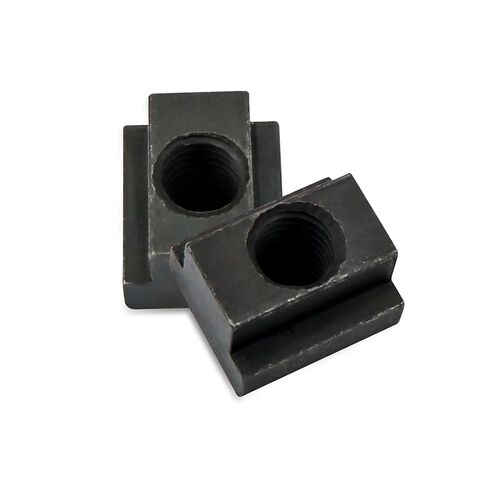 4 Pieces 3/8"-16 Threaded T-Slot Nuts, Black Oxide Finish Hardware Sliding Nut T Track Accessories Hammer Head Fastener for Woodworking, Used in Machines Tool Tables in Kuwait