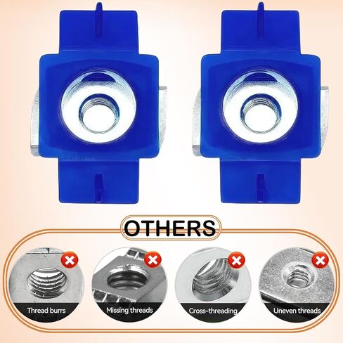 1/4"-20 Nylon Strut Channel Nuts - Strut Nuts with Twist Tab，for Channel Support Systems (Pack of 30) in Kuwait