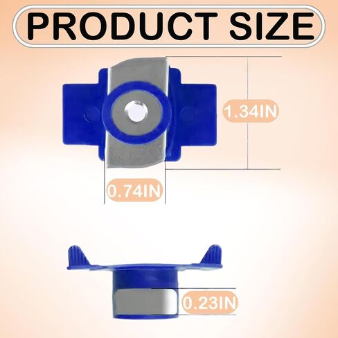 1/4"-20 Nylon Strut Channel Nuts - Strut Nuts with Twist Tab，for Channel Support Systems (Pack of 30) in Kuwait