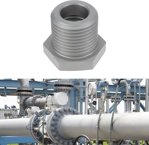 ECSiNG 2pcs M18x1.5 Male to M12x1.5 Female Reducing Thread Adapter for Pipes in Kuwait