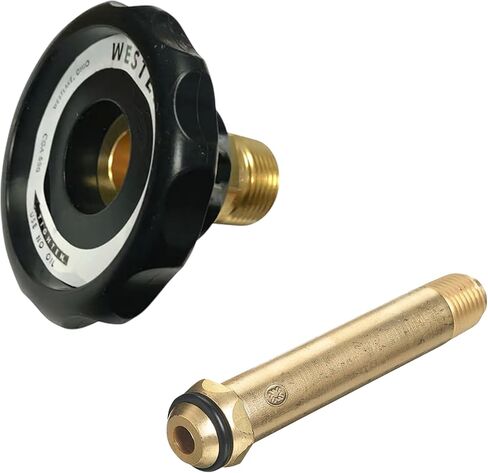 صامولة وحلمة CGA-540 محكمة الغلق - تركيب مدخل منظم الأكسجين - 1/4 بوصة NPT - نحاس صلب - 3000 رطل لكل بوصة مربعة in Kuwait