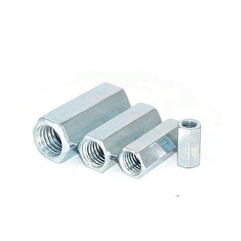 Lock Nuts Kit, M6-M20 Rod Coupling Long Hex Nuts Carbon Steel Zinc Plated Hexagon Connection Thread Nut Bar Stud(M20x30x60mm(1pcs)) in Saudi Arabia