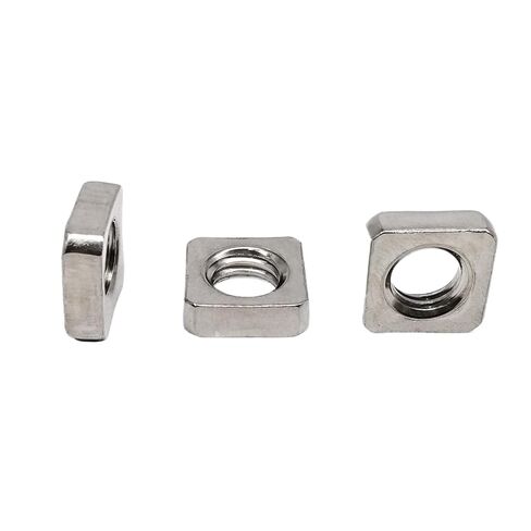 Thin Square Nut Wafer Quadrate Nut M2.5 M3 M4 M5 M6 M8 M10 DIN562 304 A2-70 Stainless Steel(25pcs M5) in Saudi Arabia