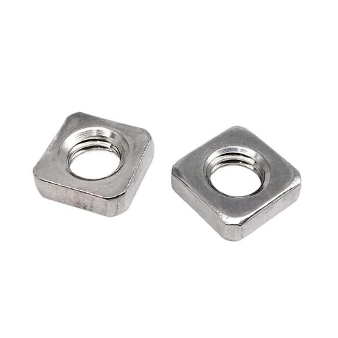 Thin Square Nut Wafer Quadrate Nut M2.5 M3 M4 M5 M6 M8 M10 DIN562 304 A2-70 Stainless Steel(25pcs M5) in Saudi Arabia