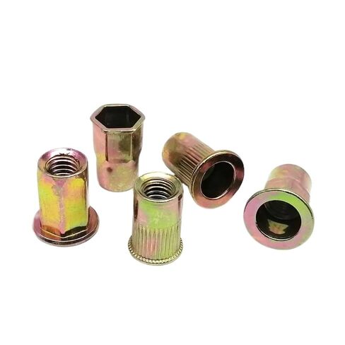 M3 M4 M5 M6 M8 M10 M12 الكربون الصلب برشام الجوز شقة رئيس صغير غاطسة الموضوع شبه مسدس عرافة إدراج ريفنوت الجوز (النوع A، 40 قطعة M8) in Kuwait