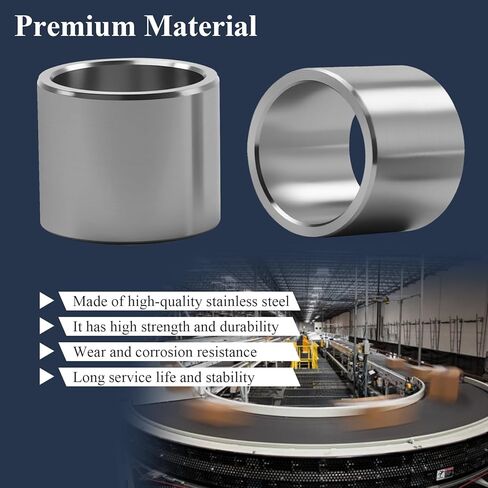 12 قطعة من البطانات المصنوعة من الفولاذ المقاوم للصدأ، محولات جلبة مخفض من الفولاذ المقاوم للصدأ مقاس 3/4 بوصة إلى 5/8 بوصة، تناسب مسامير وقضبان البراغي مقاس 5/8 بوصة، فاصل معدني مسماري، فاصل معدني مستدير من الفولاذ المقاوم للصدأ in Kuwait