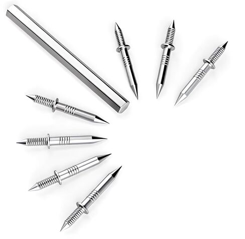 300pcs Double-Head Skirting Thread Seamless Nails with Bonus 3pcs Sleeve Tools, Invisible Security Screws for Wood Baseboards Nails Non Marking Double Sided Nails, in Saudi Arabia