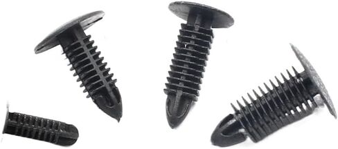 40PCS Mix Black Plastic Rivet Push in 5mm 6mm 7mm 8mm Car Trunk Roof Trim Panel Fastener Clip Vehicle Retainer Clip Universal in Saudi Arabia
