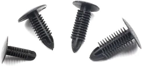40PCS Mix Black Plastic Rivet Push in 5mm 6mm 7mm 8mm Car Trunk Roof Trim Panel Fastener Clip Vehicle Retainer Clip Universal in Saudi Arabia
