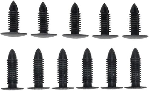 40PCS Mix Black Plastic Rivet Push in 5mm 6mm 7mm 8mm Car Trunk Roof Trim Panel Fastener Clip Vehicle Retainer Clip Universal in Saudi Arabia