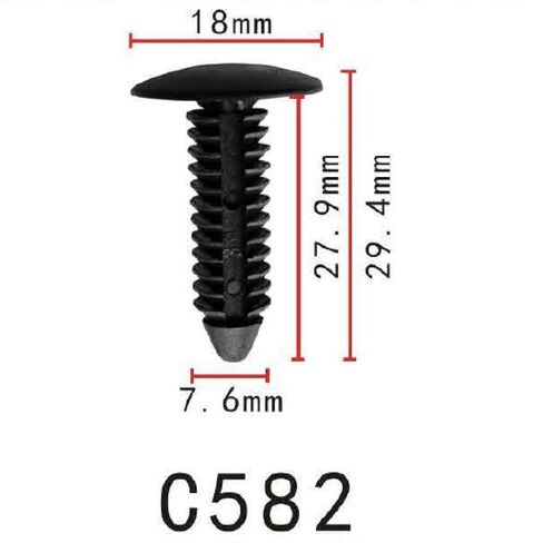 Autobahn88 Tree-Shape Push-in Rivet Clip for Hood Insulation,Fender,Radiator, Compatible with GM,Ford,Chrysler (OEM# 10121502, 390018S, 6033082, 6033840) (Pack of 20) in Saudi Arabia