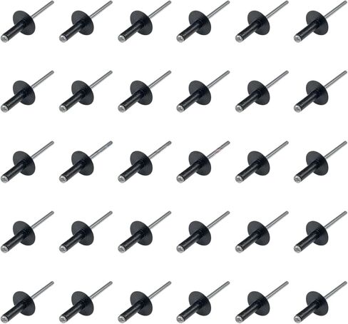30 Pcs Aluminum Split-Type Rivet Black Mandrmpatible with Compatible with 11516807 in Saudi Arabia