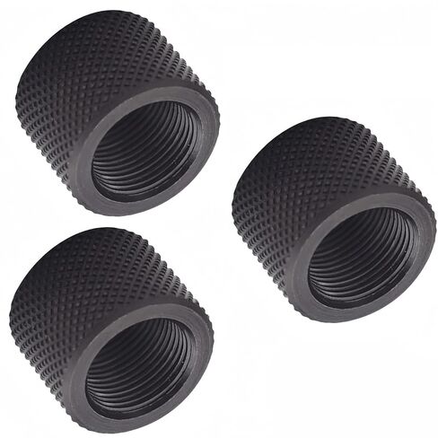 6Pack Thread Adapters and Washers，1/2x28 to 3/4x16 Steel Thread Protector（Black） in Saudi Arabia