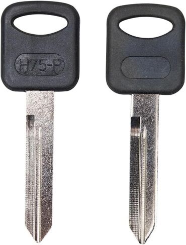 H75-P Key Blanks (5PCS)，Uncut Replacement Truck Keys with Plastic Head, Truck Key Blanks in Kuwait