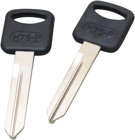 H75-P Key Blanks (5PCS)，Uncut Replacement Truck Keys with Plastic Head, Truck Key Blanks in Kuwait