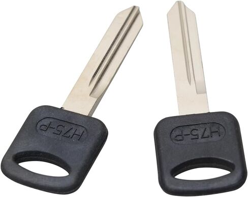 H75-P Key Blanks (5PCS)，Uncut Replacement Truck Keys with Plastic Head, Truck Key Blanks in Kuwait