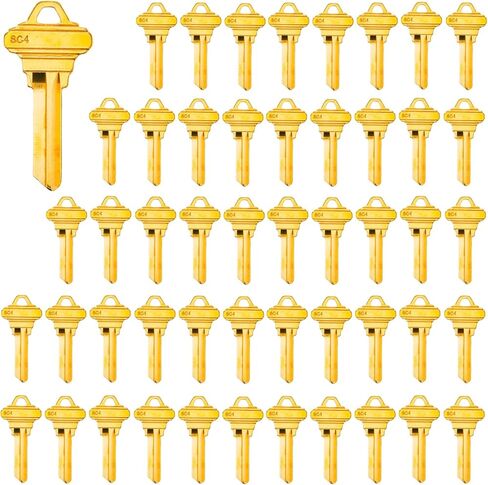 فراغات مفاتيح غير مقطوعة ذات تشطيب نحاسي، مفاتيح فارغة SC4 (6SH1)، فراغات مفاتيح SC4 6 دبابيس (100 حزمة) in Kuwait