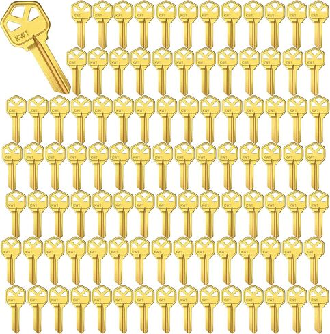 Brass Finish Uncut Key Blanks, SC4 (6SH1) Blank Keys, SC4 Key Blanks 6 Pin (100-Pack) in Saudi Arabia