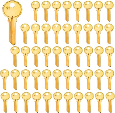 Brass Finish Uncut Key Blanks, SC4 (6SH1) Blank Keys, SC4 Key Blanks 6 Pin (100-Pack) in Saudi Arabia