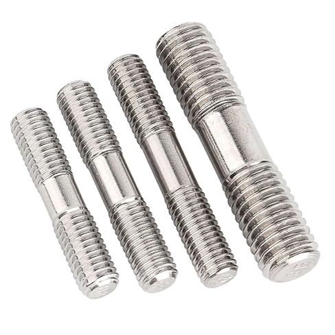 304 Stainless Steel M8 Threaded Rod 10-Pack, Double-Ended Fully Threaded Studs for Construction and DIY (M8*95(10 PCS)) in Saudi Arabia