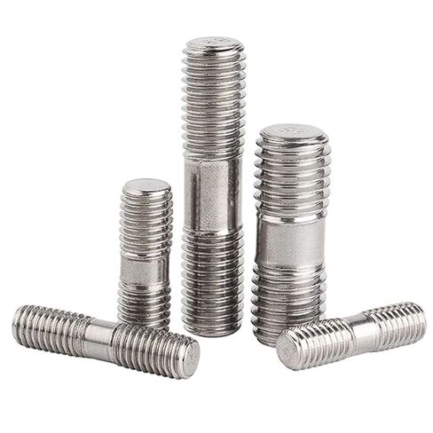 304 Stainless Steel M8 Threaded Rod 10-Pack, Double-Ended Fully Threaded Studs for Construction and DIY (M8*95(10 PCS)) in Saudi Arabia