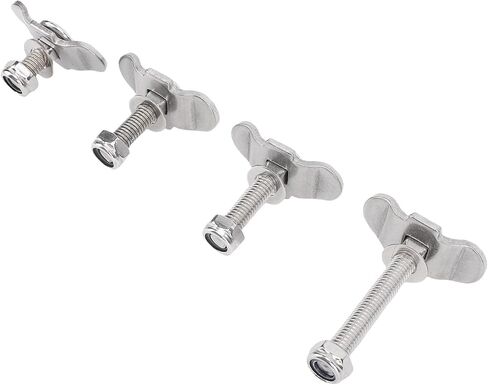 L Track Threaded Stud Fittings, Sturdy Stainless Steel Fittings, 5500 Lbs Breaking Strength Stud Fitting, Ideal for Truck Bed, Trailer & Cargo Control in Kuwait