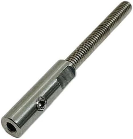 Marine 5/16"-18 Set Screw Threaded Stud for 3/16" Cable Wire Stainless Steel in Saudi Arabia