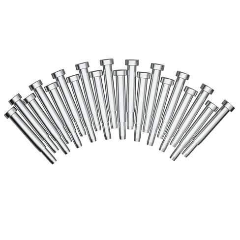 BLIKA 20 Pack Stainless Steel Invisible Receiver and Swage Stud End for 3/16 Inch Cable Railing, Deck Stair Threaded End Fitting for 2"x2", 4"x4" Wood/Metal Posts, 3/16" Cable Railing Hardware in Kuwait