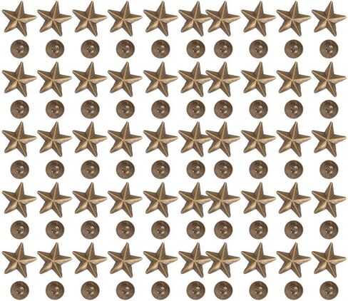50 Set Studs, 14mm Chicago Screws Rivet for DIY Clothes, Shoes, Purse Decoration in Saudi Arabia