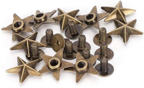 50 Set Studs, 14mm Chicago Screws Rivet for DIY Clothes, Shoes, Purse Decoration in Saudi Arabia